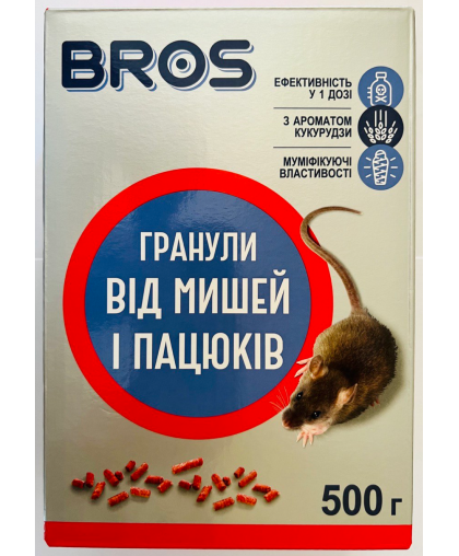 Гранули від мишей BROS