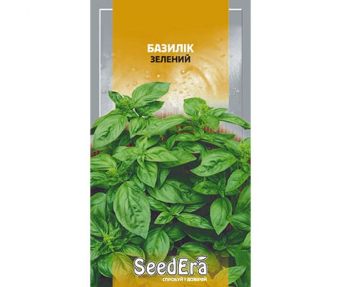 Насіння пряно-ароматичної культури Базилік Зелений
